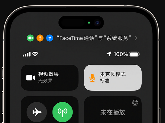 开化苹果授权维修网点分享iPhone在通话时让你的声音更清晰 