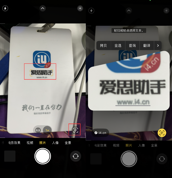 开化苹果手机维修分享升级iOS 16后如何通过相机翻译文本 