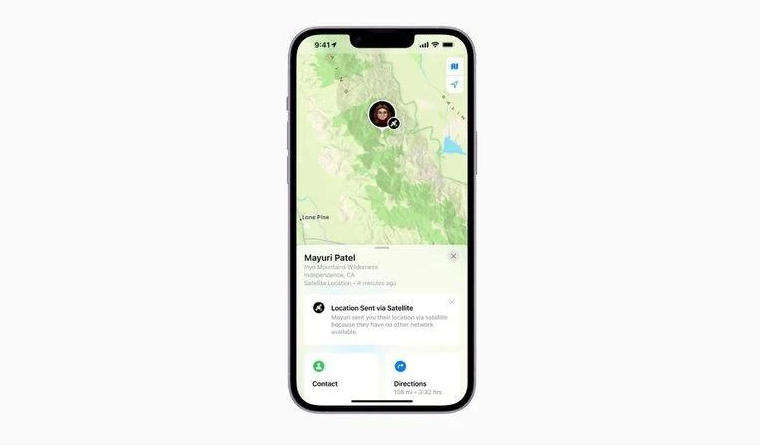 开化苹果14维修分享iPhone14系列中 FindMy功能通过卫星分享位置方法教程 