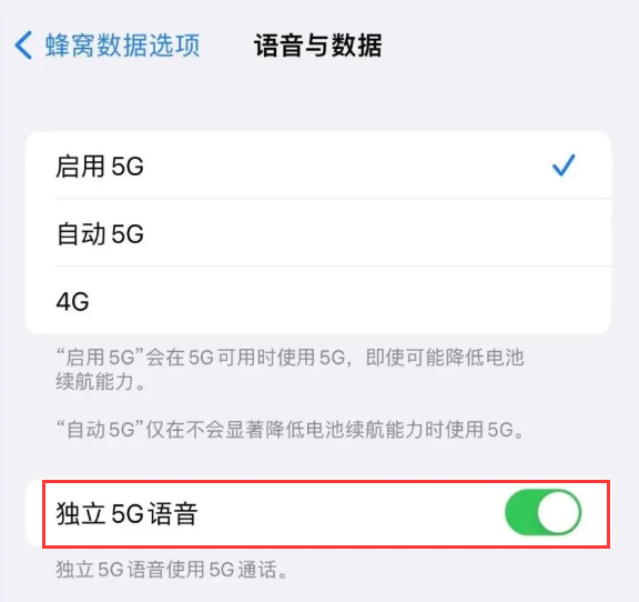 开化苹果14维修分享iPhone 14 Pro如何开启VoNR 