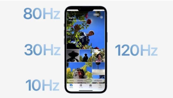 开化苹果14维修分享iPhone 14有高刷吗 